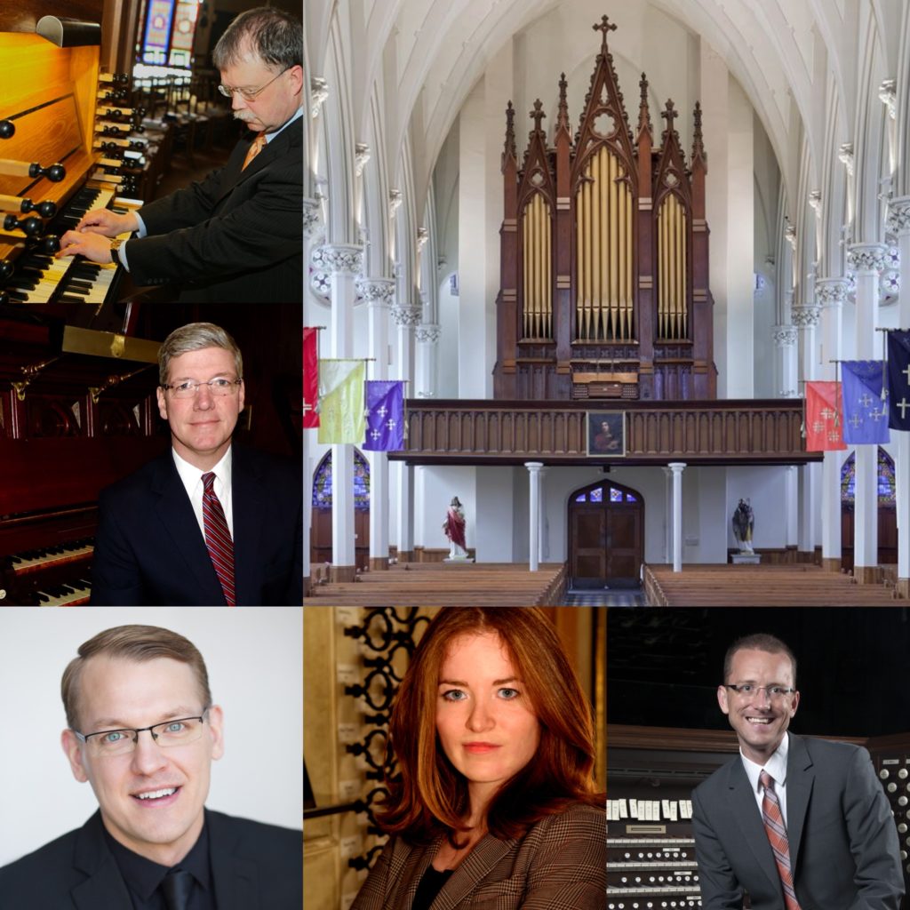 Faculty from top left counter-clockwise: Dana Robinson, Kevin Birch, Jonathan Moyer, Margaret Harper, and Christian Lane